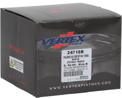VERTEX Forged Replica Piston Kit 24718B for High-Performance Engines