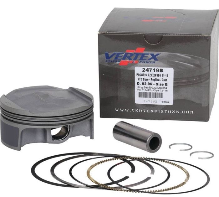 Vertex 24719B Cast Replica Piston Kit for High-Performance Engines