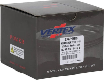 Vertex 24719B Cast Replica Piston Kit for High-Performance Engines