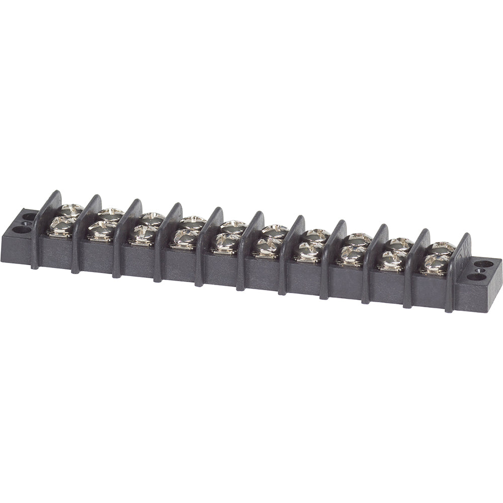 Blue Sea Systems 2410 Terminal Block 20AMP - 10 Circuit for Electrical Panel Wiring