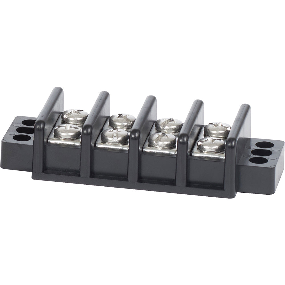 Blue Sea Systems 2504 Terminal Block 30AMP - 4 Circuit for Reliable Electrical Connections
