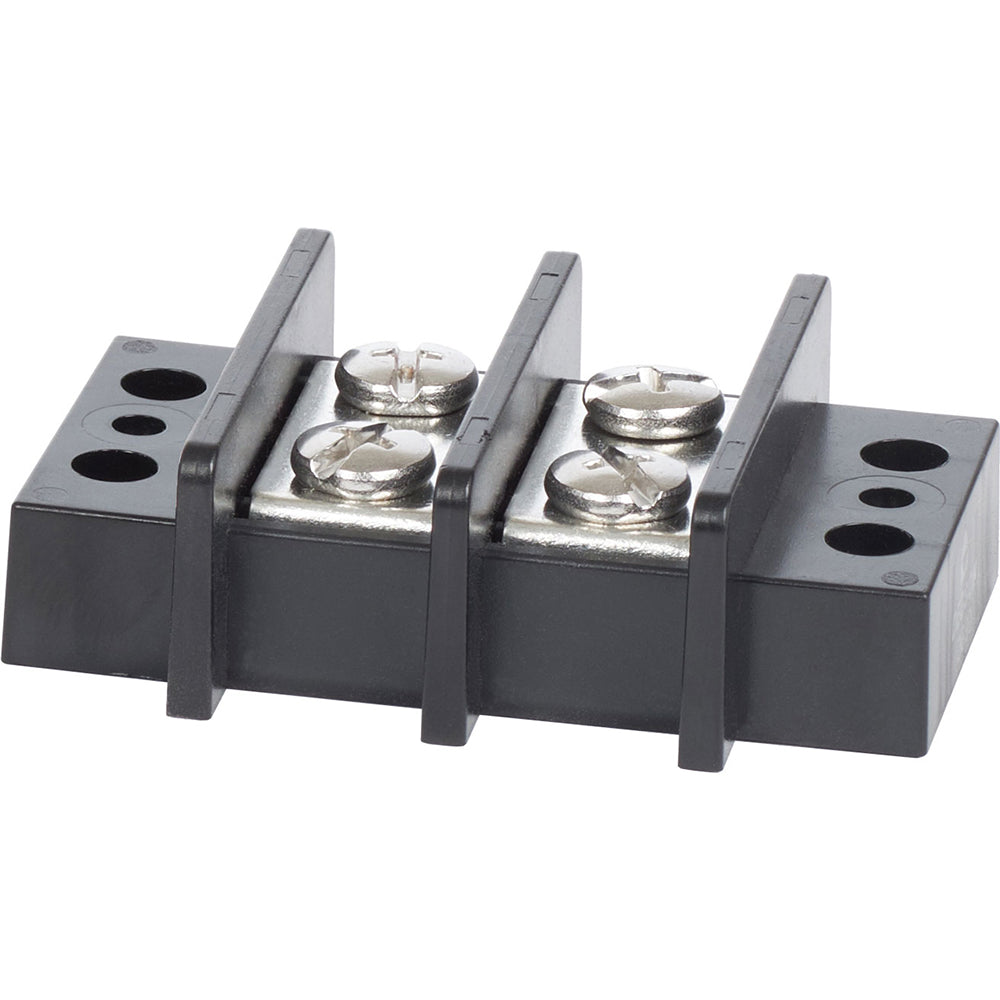 Blue Sea Systems 2602 Terminal Block 65AMP – 2 Circuit for Marine and Electrical Applications