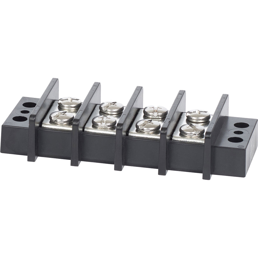 Blue Sea Systems 2604 Terminal Block, 65 Amp, 4 Circuits