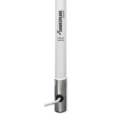 Shakespeare 8 ft Galaxy 5235-XT AM/FM Antenna for Enhanced Radio Reception