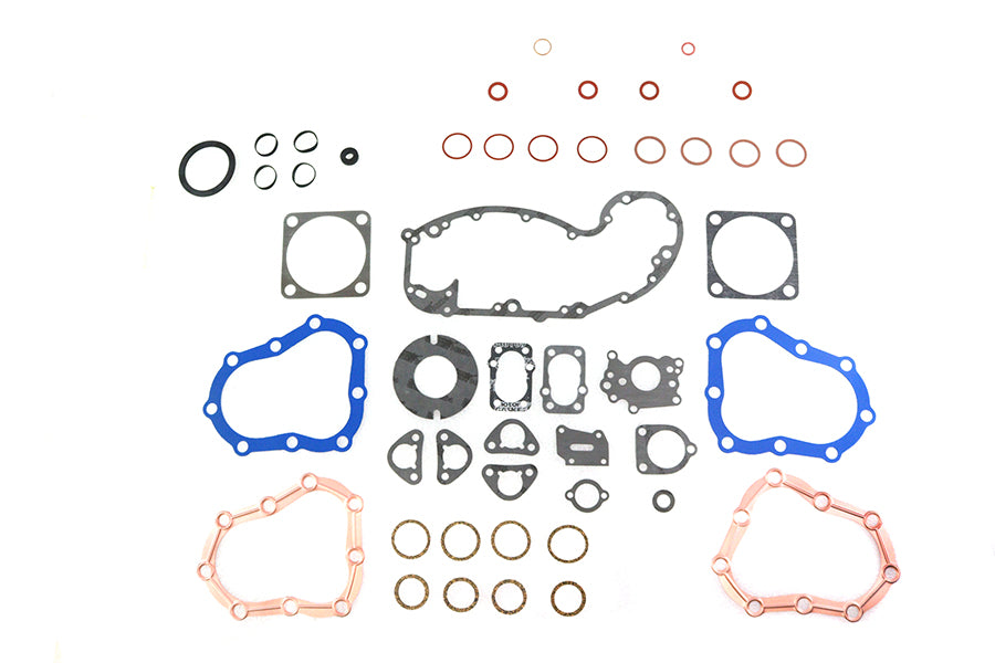 V-Twin 15-0010 74 inch/80 inch Side Valve Engine Gasket Kit for Harley Davidson UL Models
