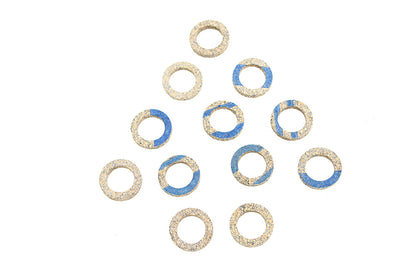 V-Twin Small Pushrod Cover Cork Set for Harley Davidson EL Models, Pack of 12