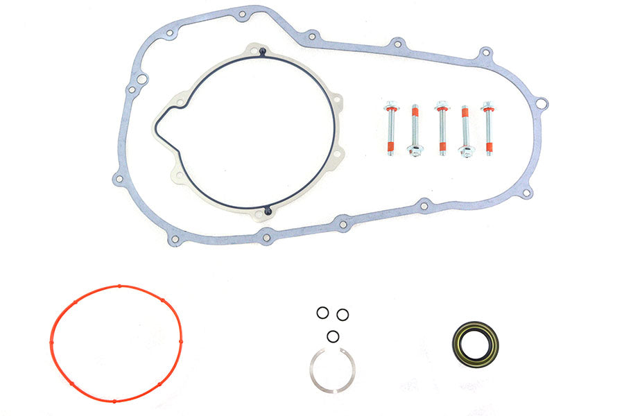 V-Twin M8 Silicone Beaded Primary Cover Gasket Kit for Harley Davidson FLT Models (2017-2026)