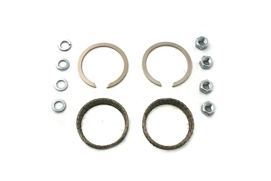 Gary Bang V-Twin Exhaust Gasket Kit with Snap Rings for Harley Davidson FXST Models by Gary Bang