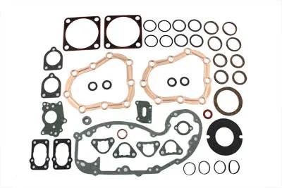 James 74 inch/80 inch Side Valve Engine Gasket Kit - Complete Repair Set for Harley Davidson UL by James