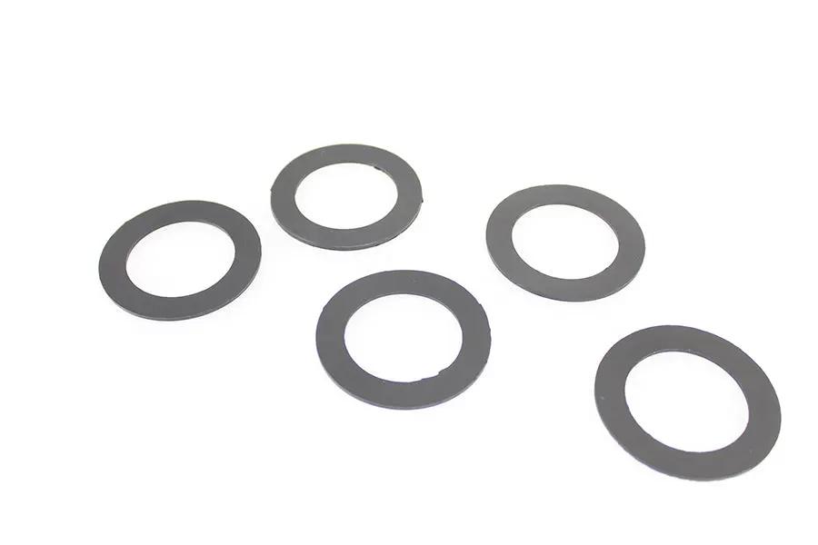Gary Bang Part 76063RA V-Twin Gas Cap Gaskets – Set of 5 for Harley Davidson FL Models by Gary Bang