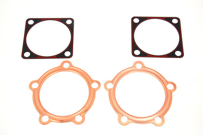 Gary Bang 15-0924 Knucklehead Cylinder Head and Base Gasket Set for 1936-1945 Harley-Davidson EL