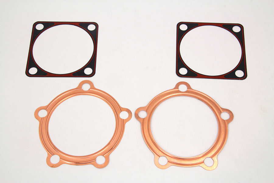 Gary Bang 15-0924 Knucklehead Cylinder Head and Base Gasket Set for 1936-1945 Harley-Davidson EL