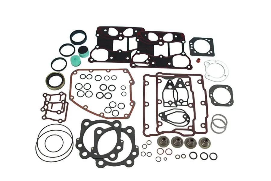 James Complete Engine Gasket Kit for Harley Davidson FLT Models – Part Number JGI17055-05-MLS by James