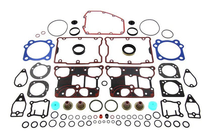 James Complete Engine Gasket Kit for Harley Davidson FLT Models (Part Number JGI-17055-05-X) by James