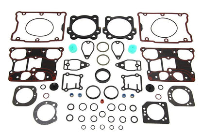 James Top End Gasket Kit for Harley Davidson FLT and FXD Models - OEM Cross Reference 17052-99 by James
