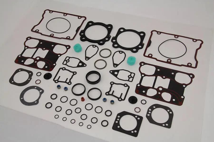 James Top End Gasket Kit for Harley Davidson FLT and FXD Models - OEM Cross Reference 17052-99 by James