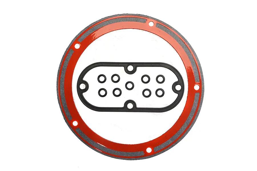 James Primary Inspection and Derby Cover Gasket Kit for Harley Davidson FXST and FLST Models by James
