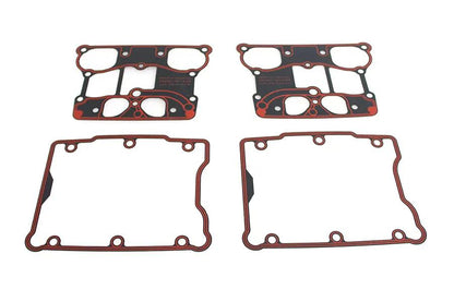 V-Twin Twin Cam Rocker Box Gasket Set for Harley Davidson FLST (1999-2008) by V-Twin