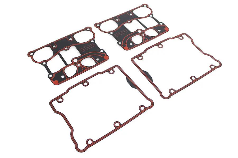 V-Twin Twin Cam Rocker Box Gasket Set for Harley Davidson FLST (1999-2008) by V-Twin