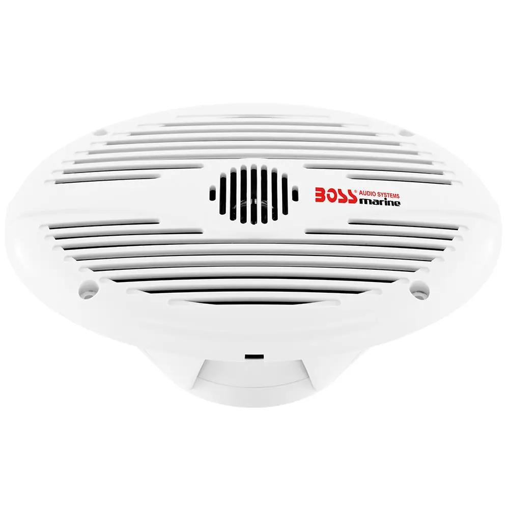 Boss Audio MR690 6 x 9 Inch Waterproof Oval Marine Speakers - White, 350W Peak Power by Boss Audio