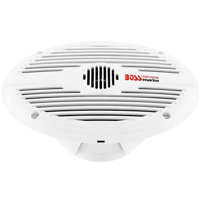 Boss Audio MR690 6 x 9 Inch Waterproof Oval Marine Speakers - White, 350W Peak Power by Boss Audio