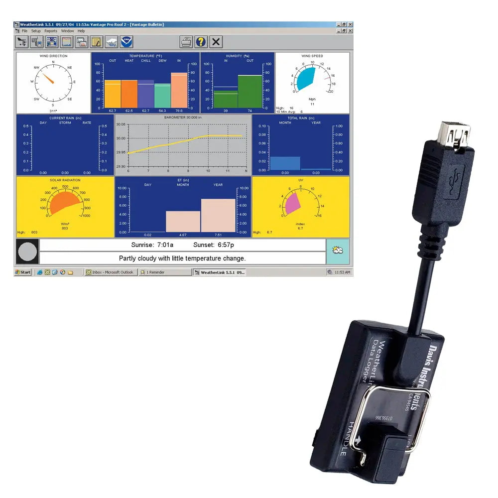 Davis Instruments WeatherLink for Vantage Pro2 & Vantage Vue - Advanced Weather Data Logger