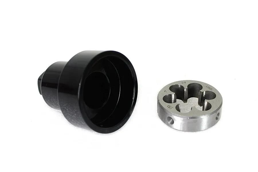 Motorshop Universal Fork Stem Die Tool with Holder for Harley Davidson FL Models by Motorshop
