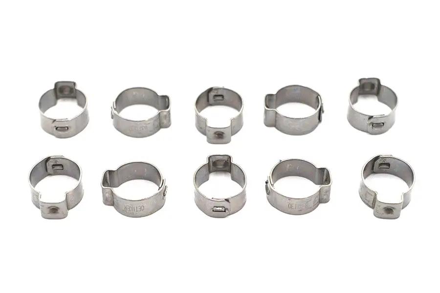 Oetiker Oil Hose Clamp Part Number 15500003 - Stainless Steel Vent Clamp, 0.449 to 0.524 inch Diameter by Oetiker