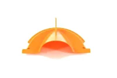 OE Primary Oil Fill Funnel Orange for Harley Davidson FXST Models by OE