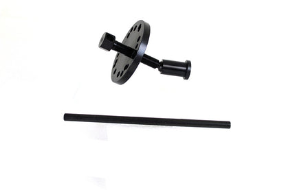 Motorshop 4-Speed Clutch Hub Puller Tool with Swivel - Black Finish for Harley Davidson FL Models