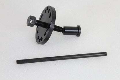Motorshop 4-Speed Clutch Hub Puller Tool with Swivel - Black Finish for Harley Davidson FL Models