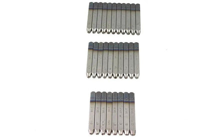 Motorshop Motor Number Stamp Set for Harley Davidson FL - 3/16 Inch Letters and Numbers by Motorshop