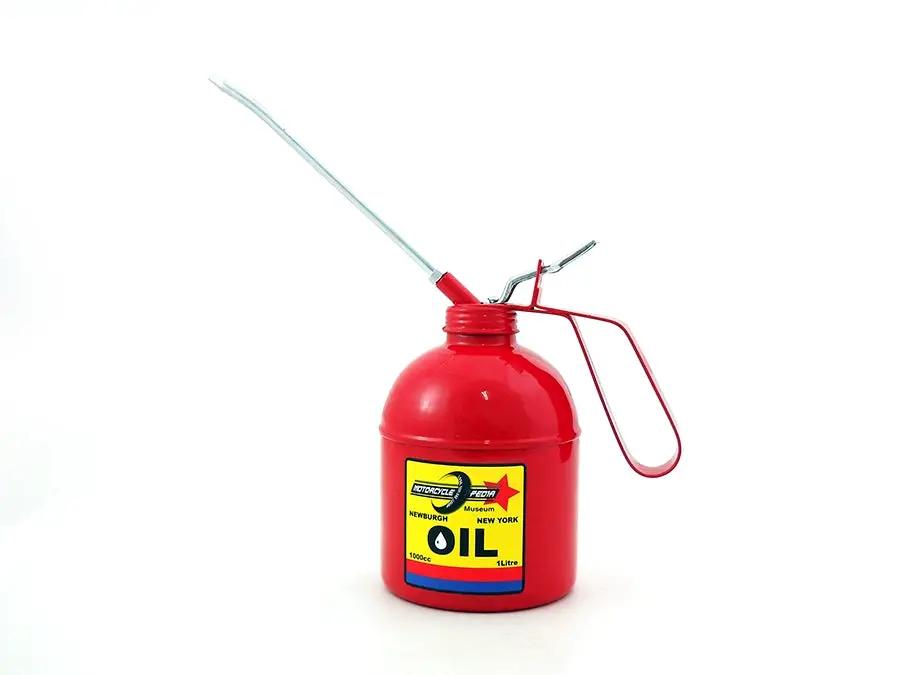 Motorshop Metric 1000 CC Oil Squirt Can with Fixed Metal Tube Spout by Motorshop