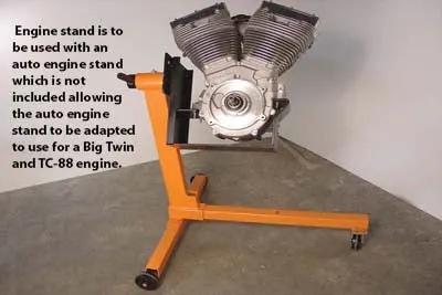 Motorshop Engine Stand for Harley Davidson EL and FL Models - Part 16-0543 by Motorshop