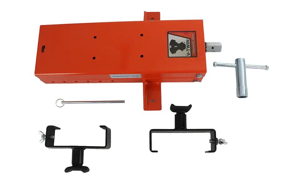 Motorshop Mini Motorcycle Lift Tool ZD04103F with Handle for Frame Rail Support by Motorshop