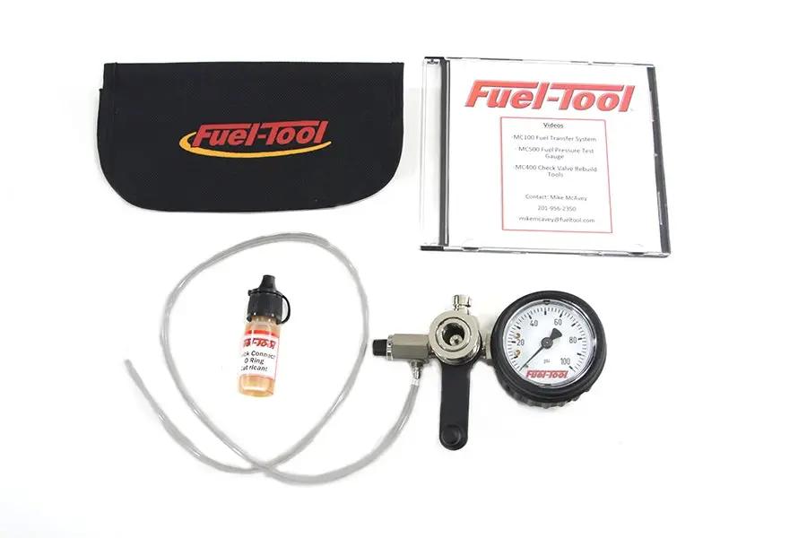 Fuel Tool MC500 Fuel Pressure Check Gauge with Hose and Adapter by Fuel Tool