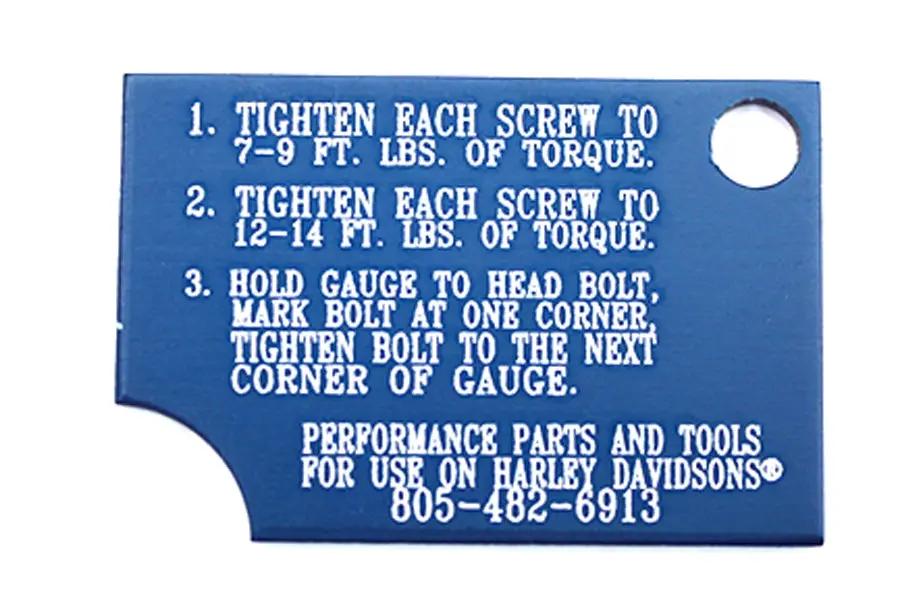 Jims Evolution Head Bolt Torque Gauge Tool Part Number 2392 for Harley Davidson FXST Models by Jims