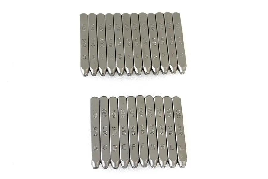 Motorshop Motor Number Stamp Set 16-1264 for Harley Davidson FL Models by Motorshop