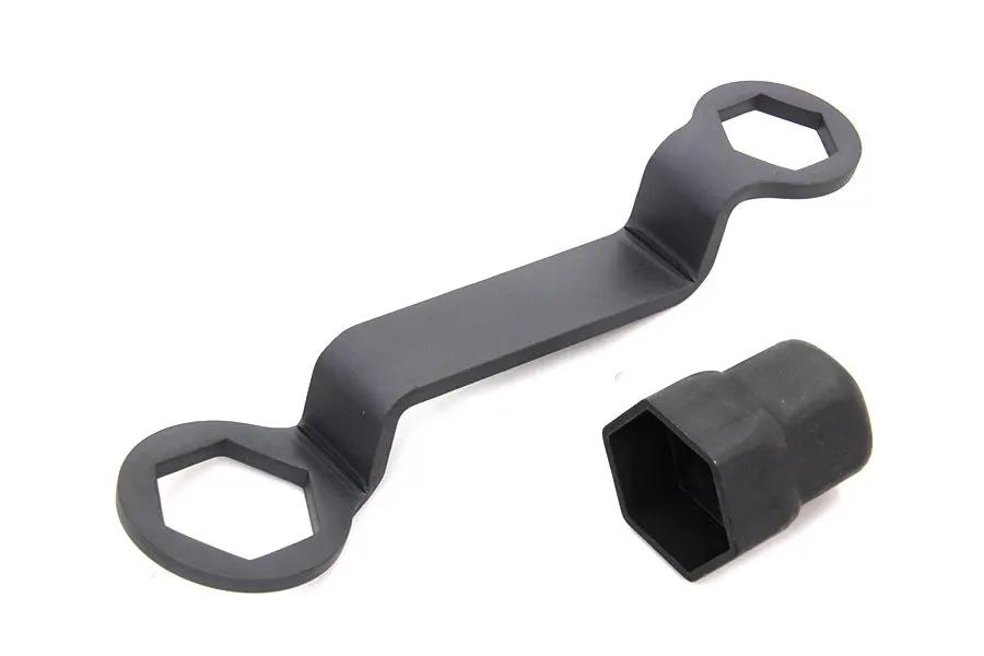 Motorshop Parkerized 18mm Spark Plug Socket Tool Set for Harley Davidson UL Models by Motorshop