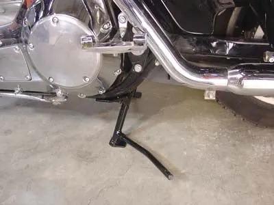 Motorshop Non-Adjustable Center Stand for Harley Davidson FLT 1980-2008 - Part Number 87-120 by Motorshop