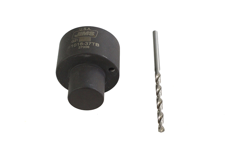 Jims 1018-37TB Pinion Bushing Drill Jig Tool for Harley-Davidson EL and FL