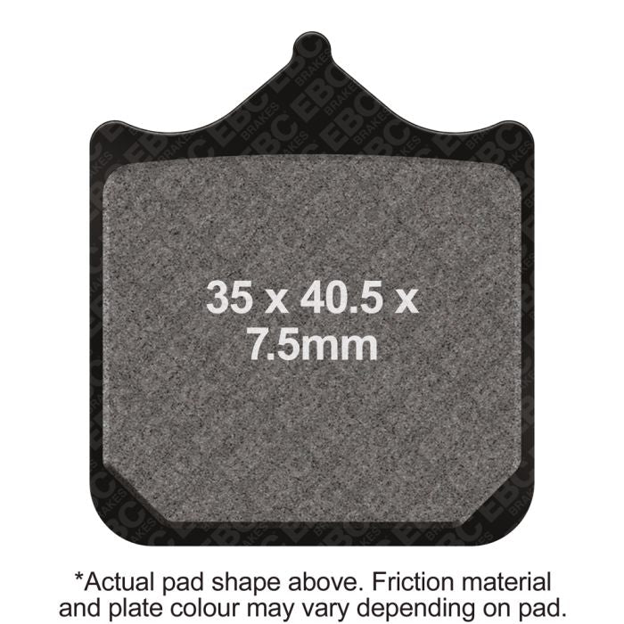 EBC Brake Disc Pads FA322/4HH for Enhanced Stopping Power