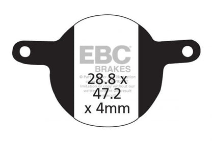 EBC CFA331 Brake Disc Pads for Enhanced Stopping Power and Durability