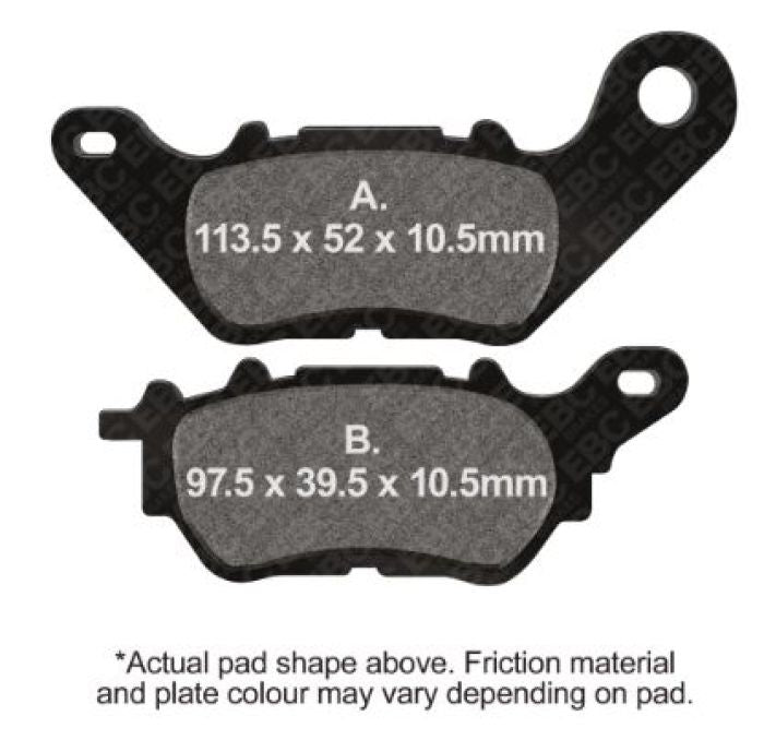 EBC SFA706 Scooter Disc Brake Pad Set – High-Performance Replacement for Scooter Brakes