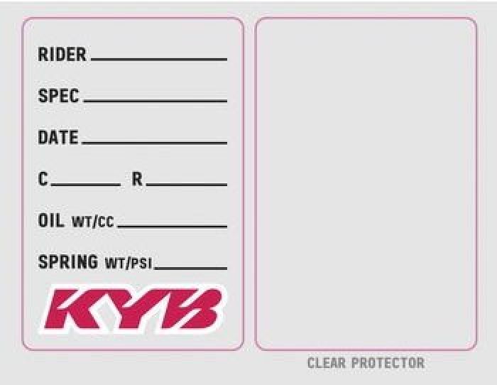 Factory Effex KYB Suspension Spec Stickers Kit (3 Pack) – Custom Motorcycle Decals