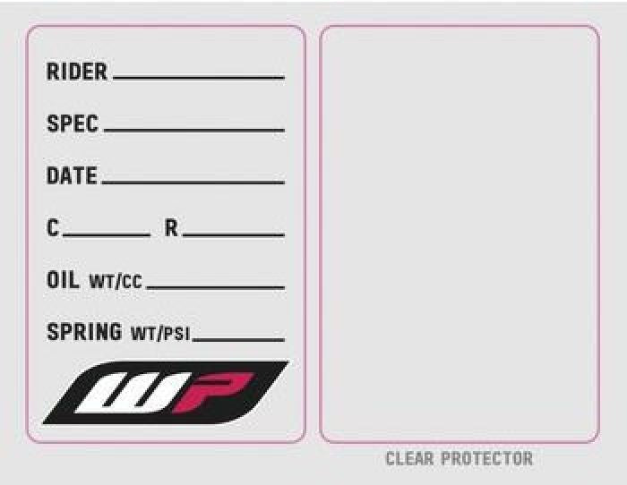 Factory Effex NA Suspension Specification Stickers (3 Pack) - Part #22-90024
