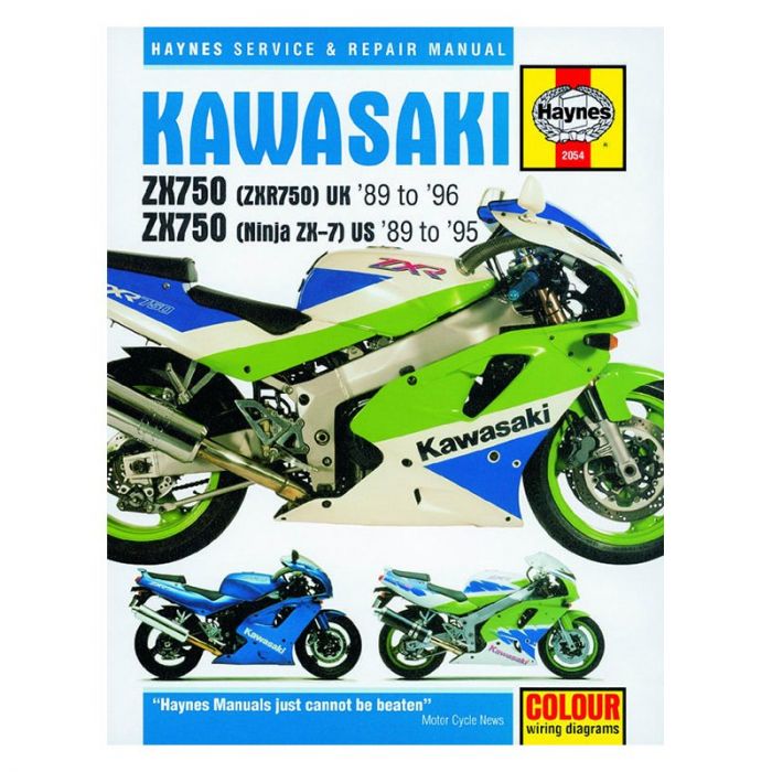 Haynes Kawasaki ZX750 Ninja ZX-7 ('89-'95) Repair Manual - Part Number M2054