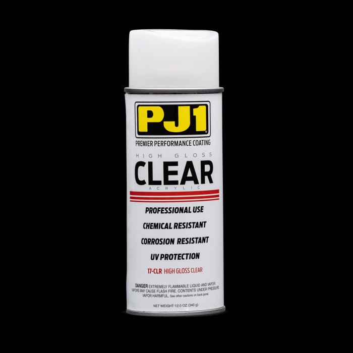 PJ1 High Gloss Clear Acrylic Coating Aerosol 12 oz. - Part Number 17-CLR