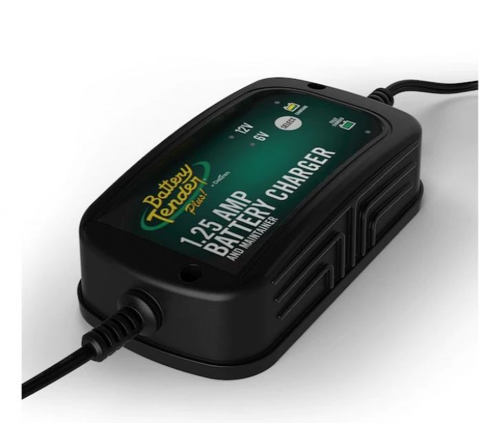 Battery Tender Plus High Efficiency 12V and 6V Battery Charger - Battery Tender Part #022-0211-DL-WH