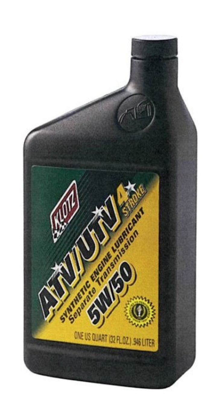 KLOTZ ATV/UTV Synthetic Engine Lubricant 5W/50 - Part Number ATVUTV-550